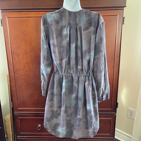 Rebecca Taylor silk tie dye shirt dress - Picture 5 of 6